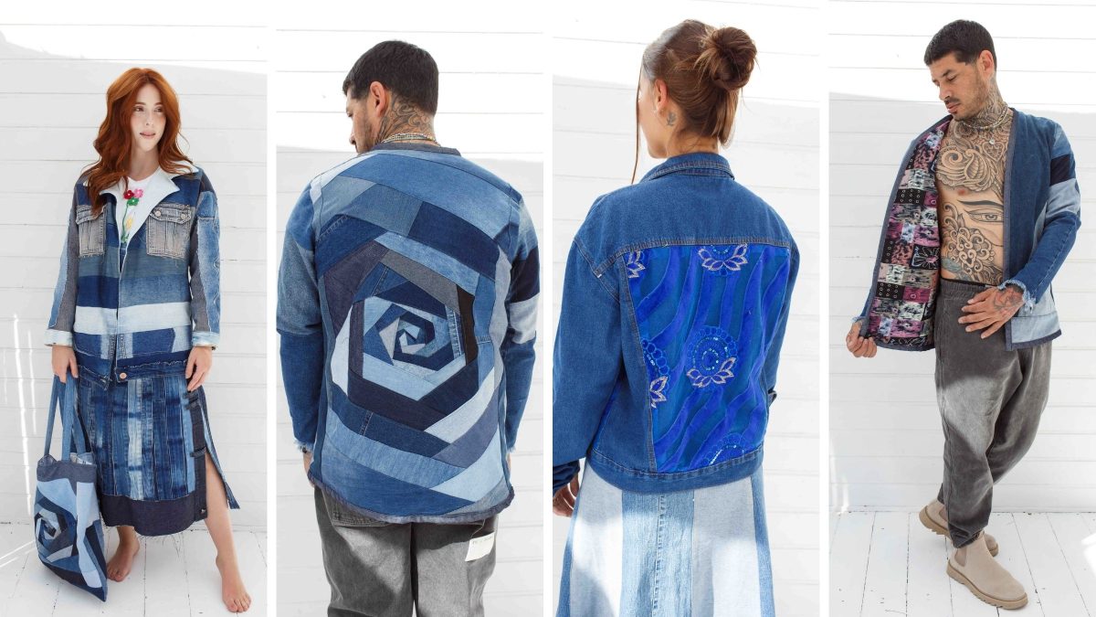 Projeto social de Florianópolis transforma retalhos de jeans em coleção de moda