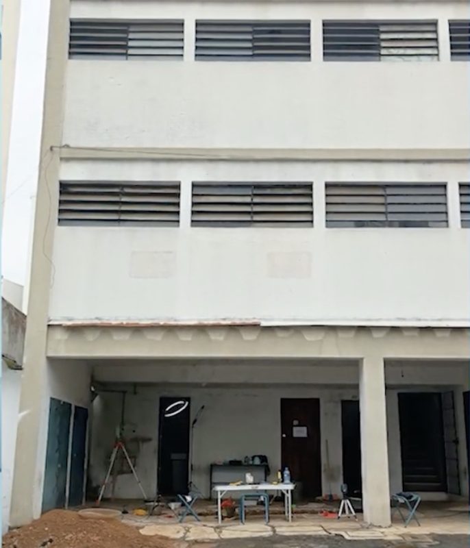 A primeira ida das pesquisadoras ao local ocorreu em agosto de 2023. A equipe foi sem grandes expectativas, principalmente porque o prédio estava fechado havia mais de 30 anos. - Arquivo pessoal/ND Mais