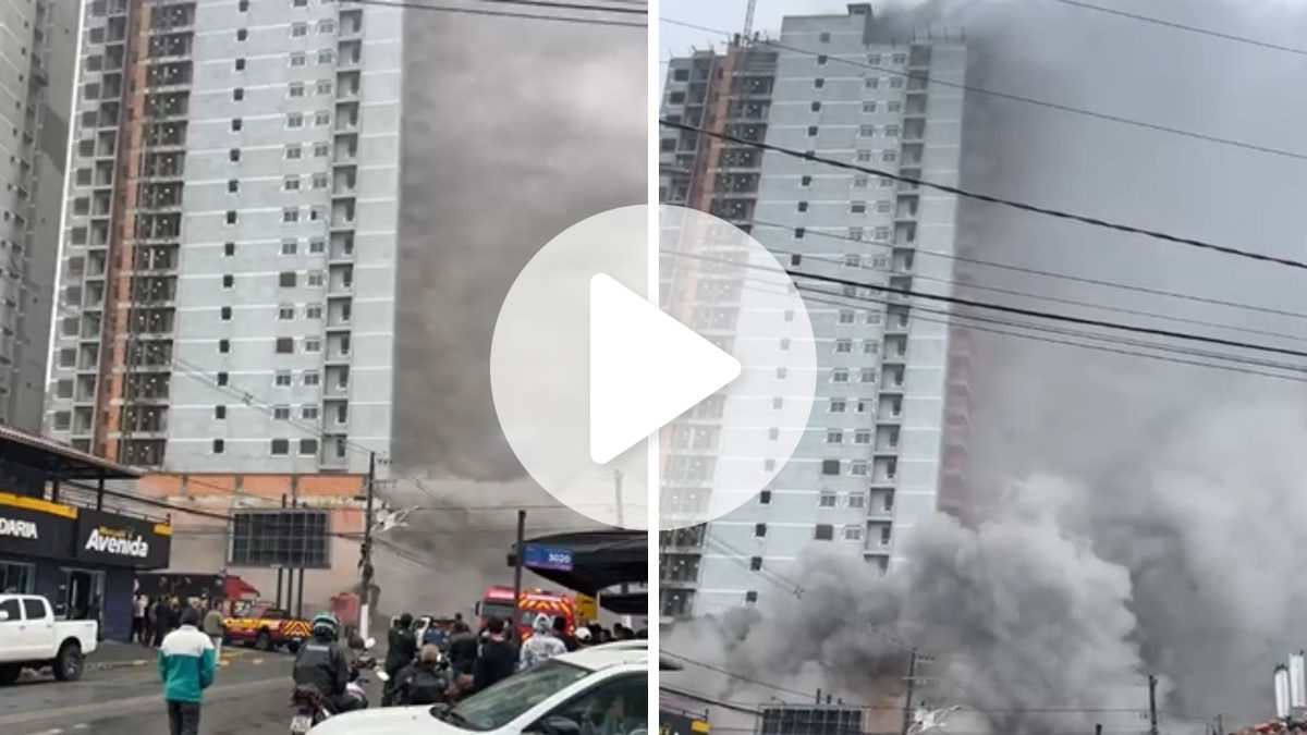 Construtora de prédio que pegou fogo em praia de SC se pronuncia: ‘Prioridade é garantir