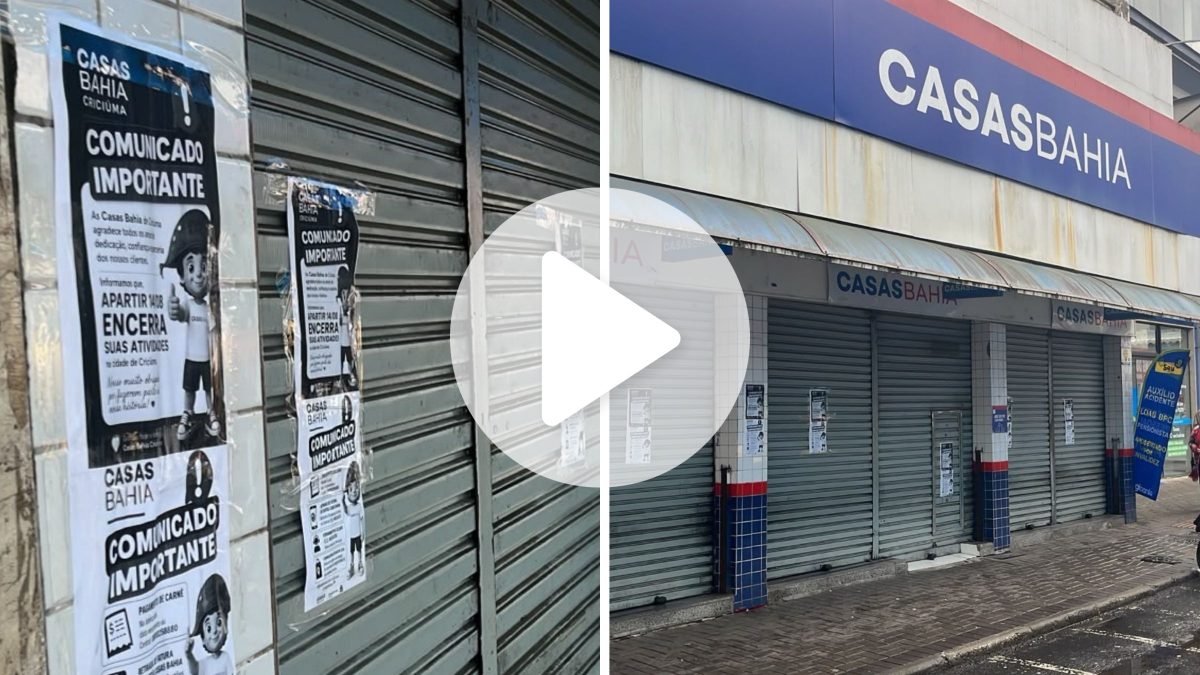 Casas Bahia do Sul de SC fecha as portas e entra na lista das quase 300 lojas encerradas