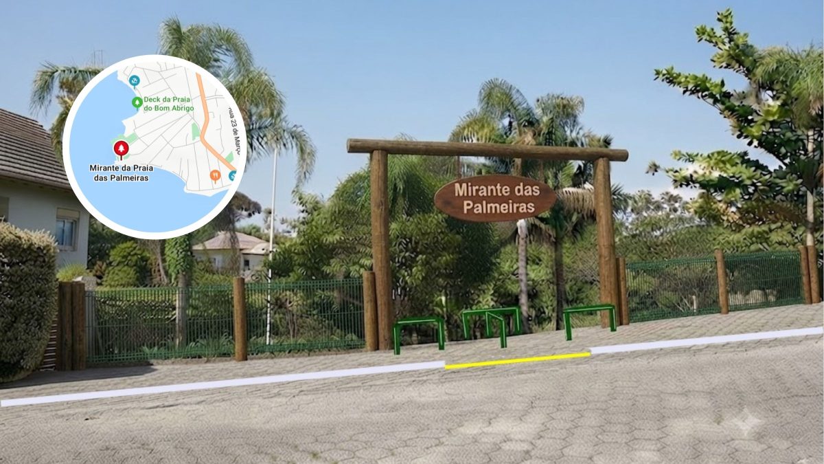 Conhecido como ‘Mirante dos Gatos’, ponto turístico de Florianópolis será revitalizado