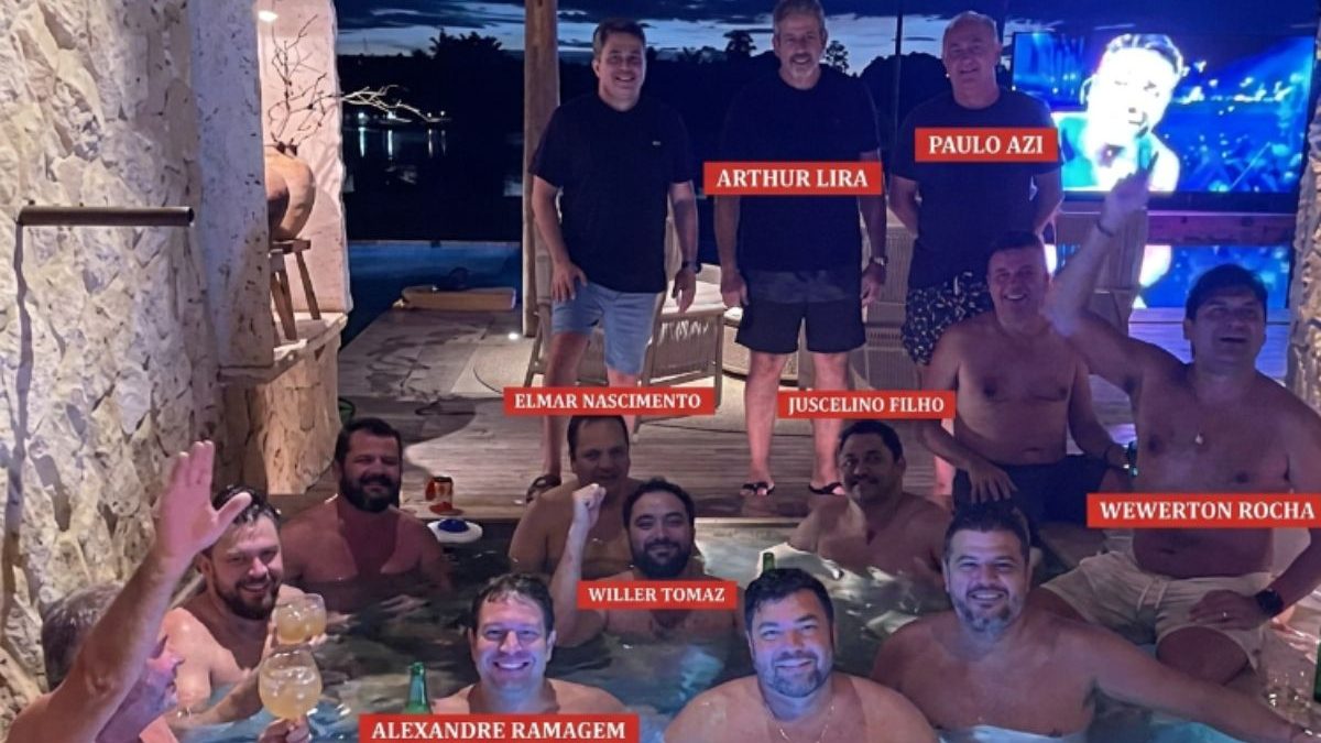 Foto de políticos em piscina volta ao radar da PF
