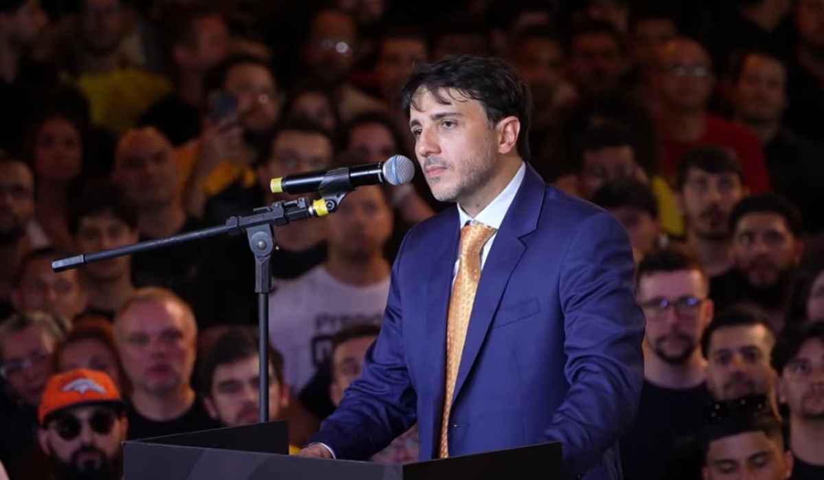 Renan Santos em convenção do partido MissãoFoto: Reprodução/ND Mais