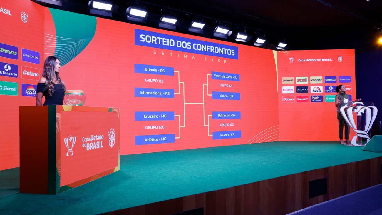 Imagem ilustrativa sobre Copa do Brasil pode ter 3 clássicos nas quartas; veja detalhes do sorteio