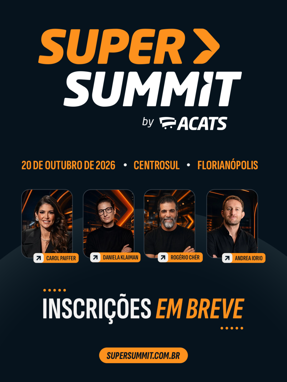 Super Summit Acats: evento inédito em Florianópolis sobre inovação no varejoFoto: Divulgação