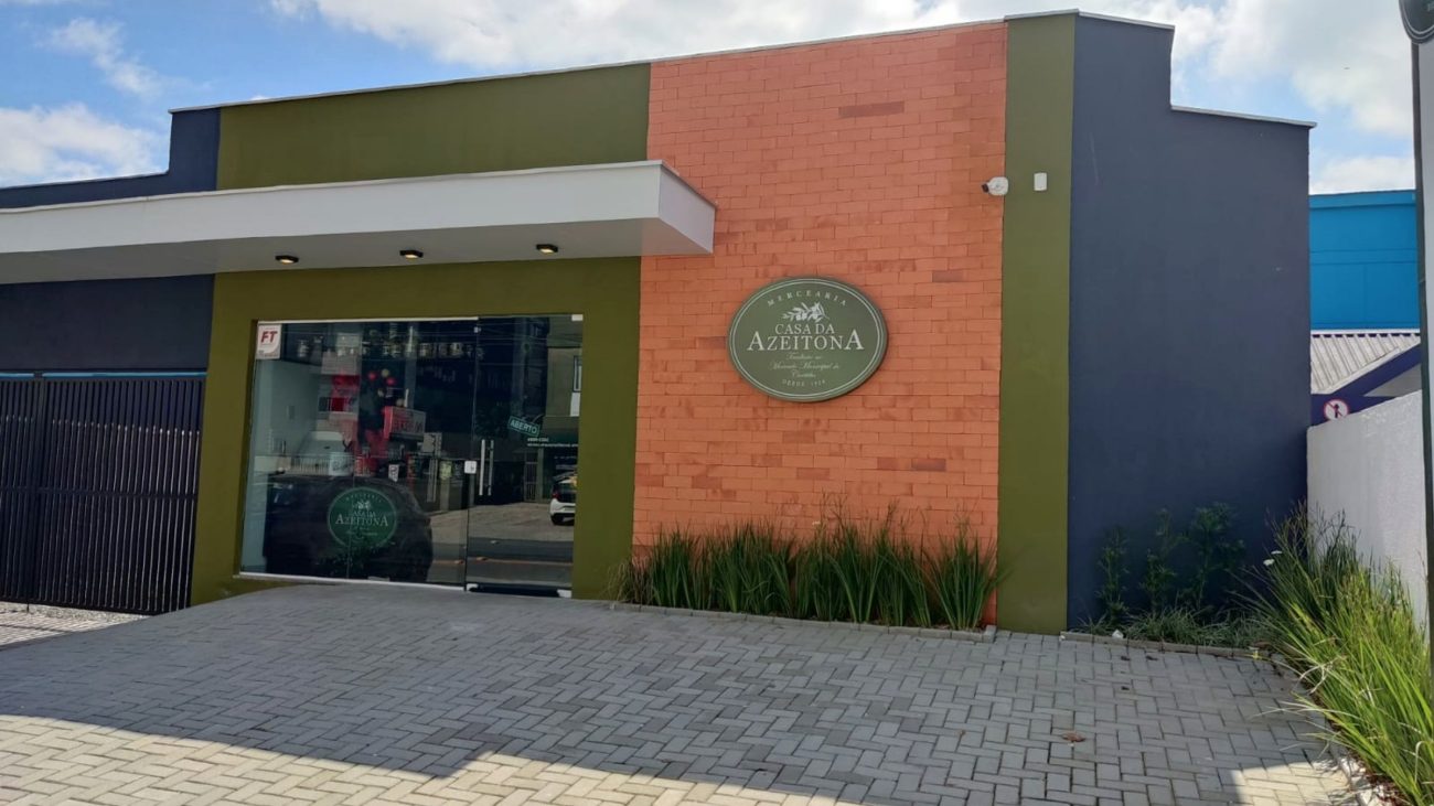Fachada da Casa da Azeitona em Joinville, bairro América