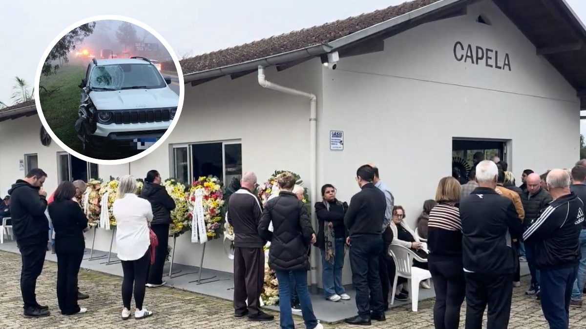 Despedida: irmãos vítimas de atropelamento fatal na BR-470 são velados sob forte comoção em SC - QTU Questões do Universo