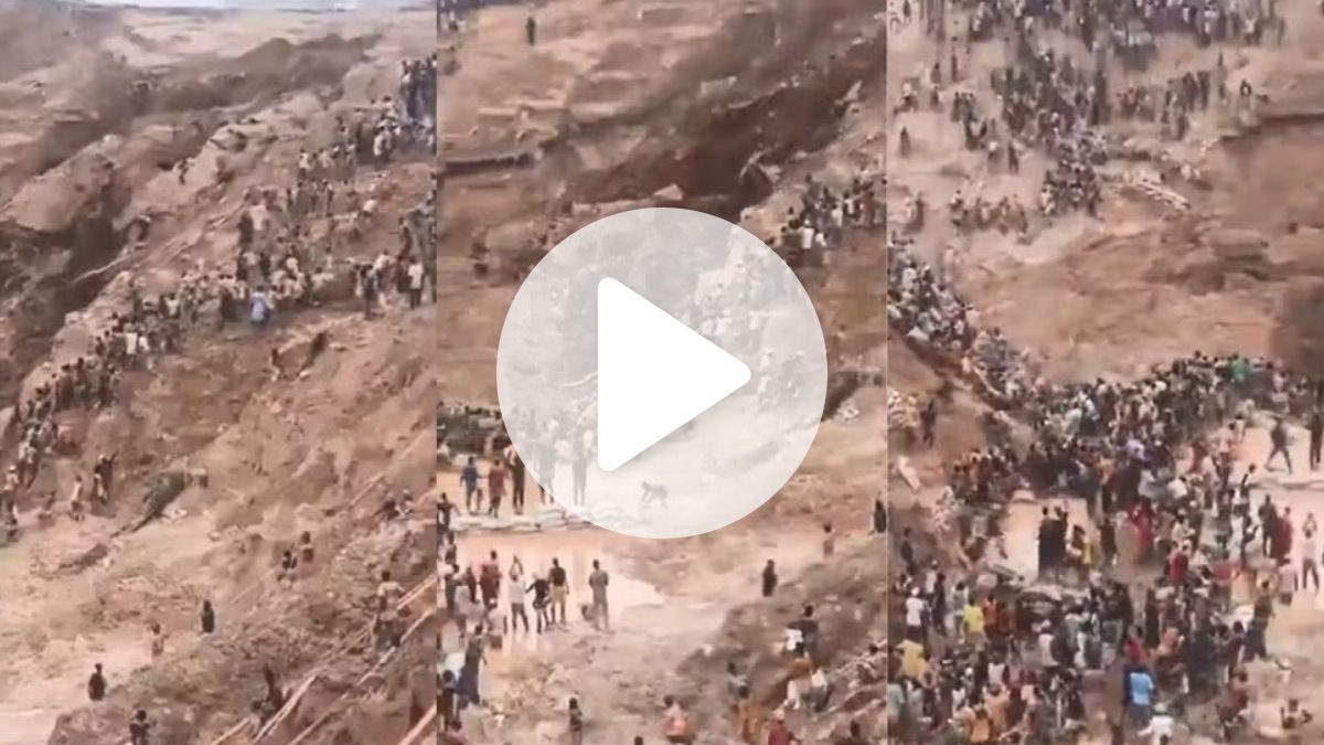 VÍDEO: Mais de 100 pessoas morrem após deslizamento em mina de ouro; imagens mostram terra atingindo trabalhadores - QTU Questões do Universo