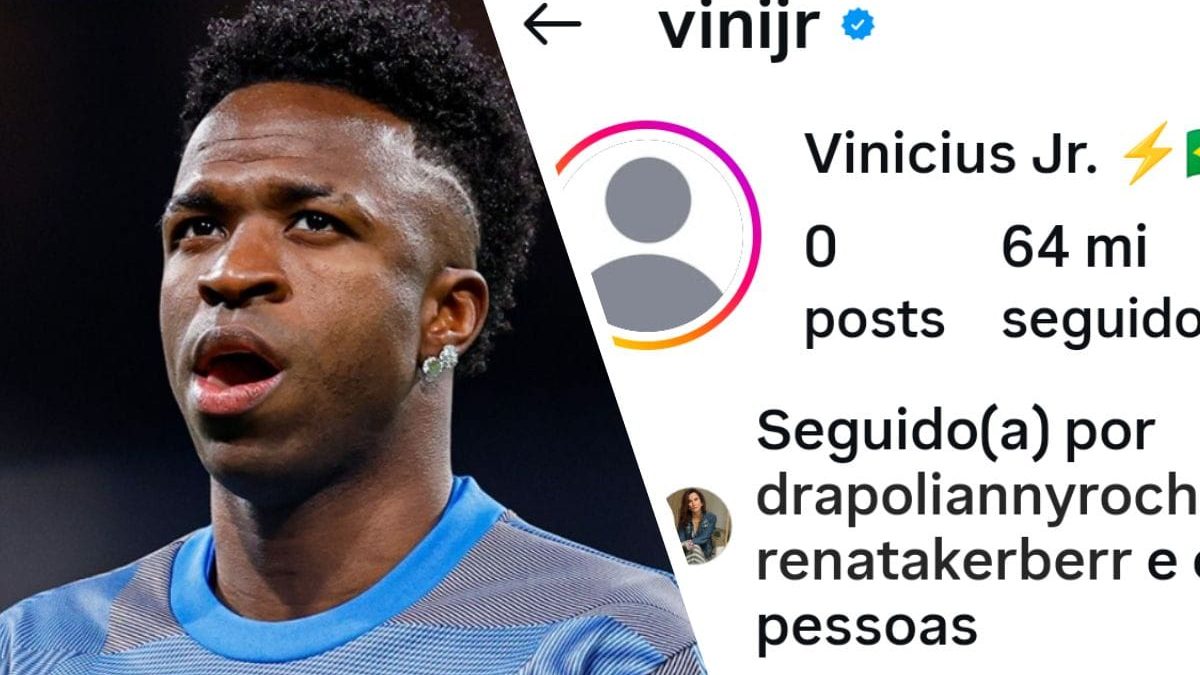 O que aconteceu com Vini Jr.? Craque apaga foto de perfil e zera o Instagram de repente - QTU Questões do Universo