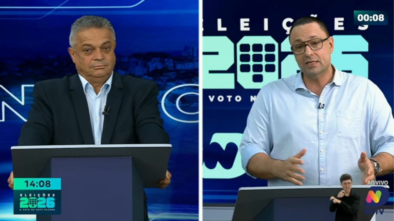 João Rodrigues (PSD) e Ralf Zimmer (PRD) defenderam diferentes medidas para investimentos na Defesa Civil no debate para as Eleições 2026