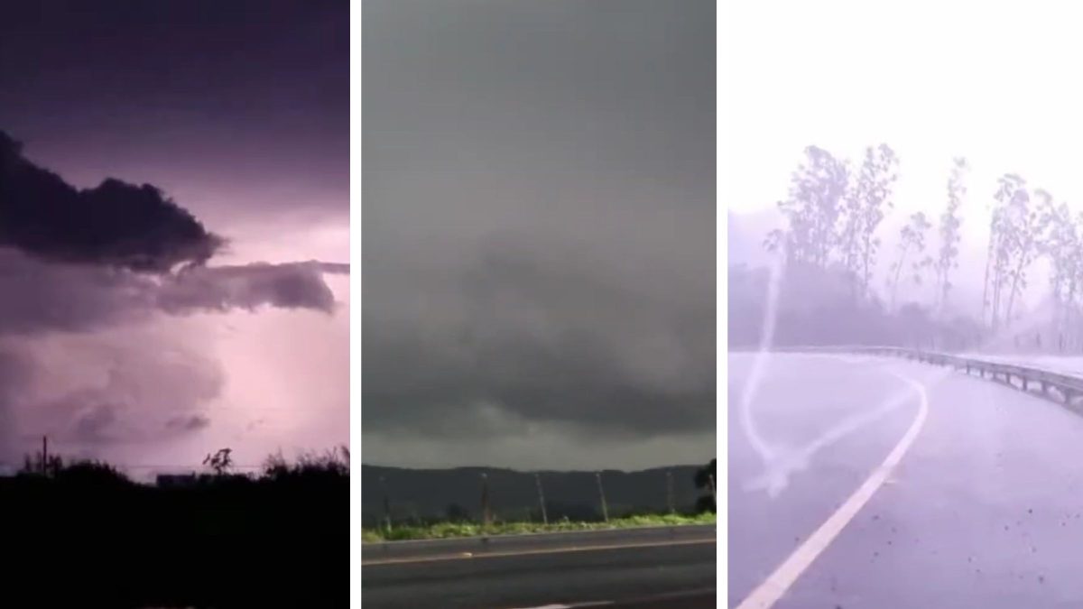 Após 4 dias de viagem, caçadores de tempestades registram supercélula no Paraná e retornam para identificar estragos de tornado em SC - QTU Questões do Universo