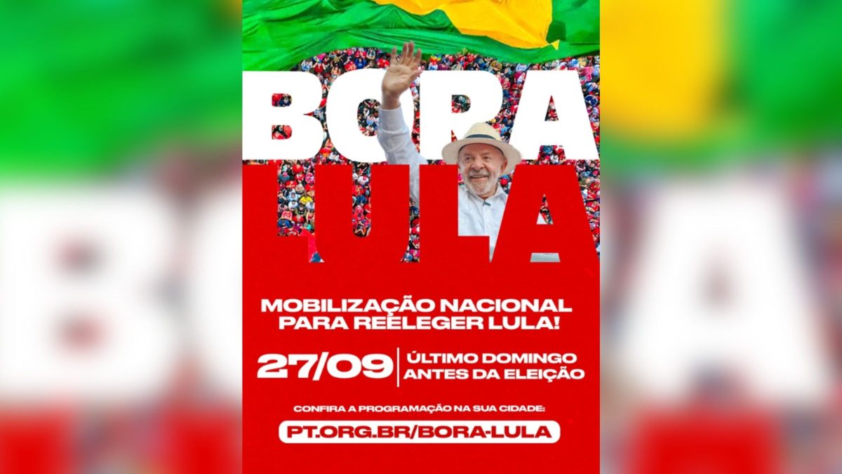 Com Flávio Bolsonaro ‘na cola’ de Lula, PT coloca 500 atos na rua pelo Brasil no último domingo antes das eleições 2026