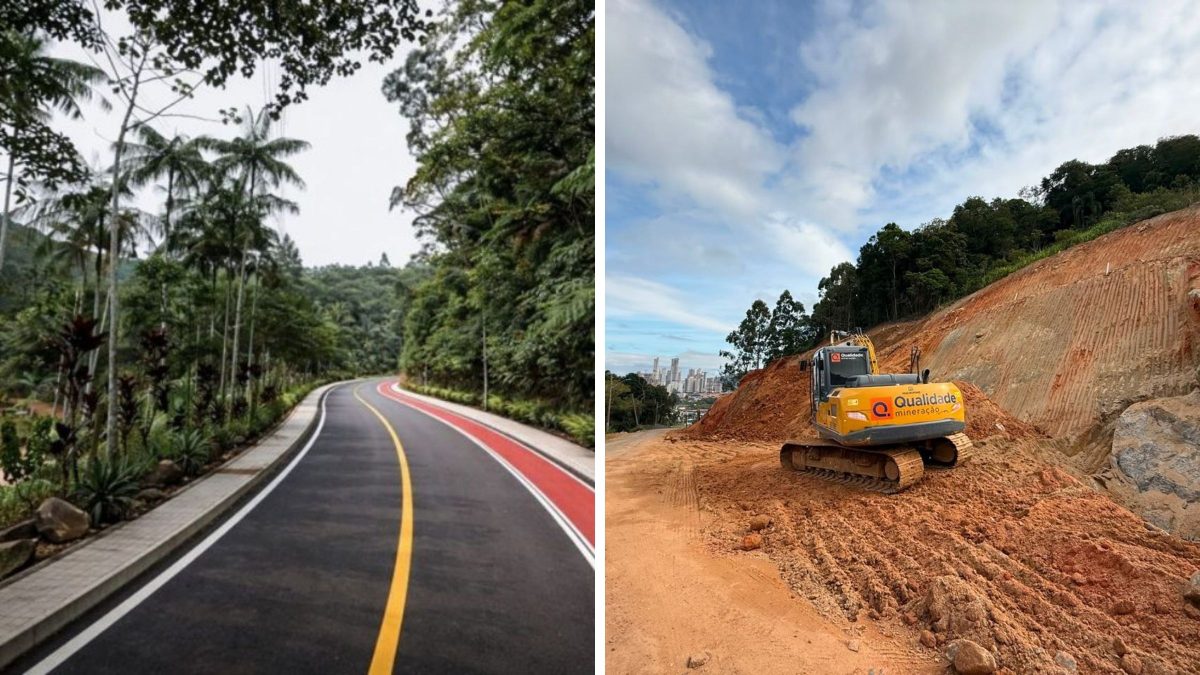 Estrada de barro que está sendo transformada em ‘rota de fuga’ da BR-101 para praia de SC será fechada para detonação de rochas - QTU Questões do Universo