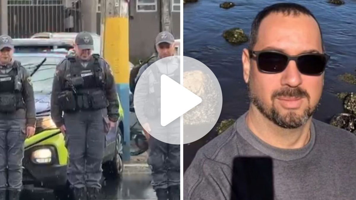 VÍDEO: ‘Sirenaço’ marca despedida emocionante de agente de trânsito morto em acidente em SC