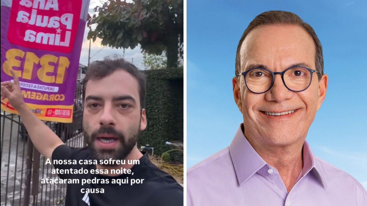 ‘Covardes’: Sobrinho de Décio Lima denuncia ataque com pedras à casa da mãe do candidato em SC