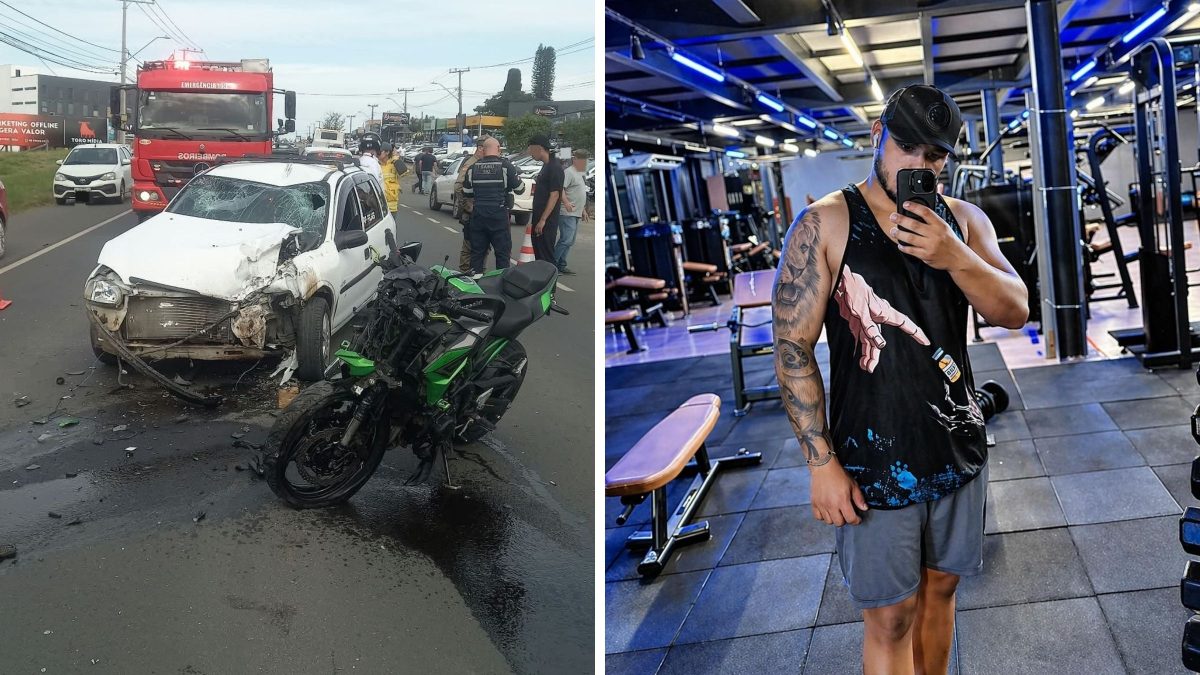 Empresário do ramo alimentício morre após grave acidente de moto com batida frontal em SC