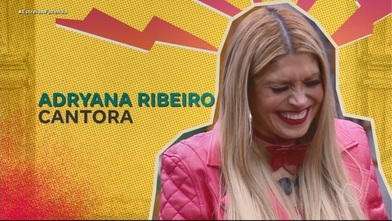 Adryana Ribeiro é confirmado em A Fazenda 18 - Reprodução/RECORD