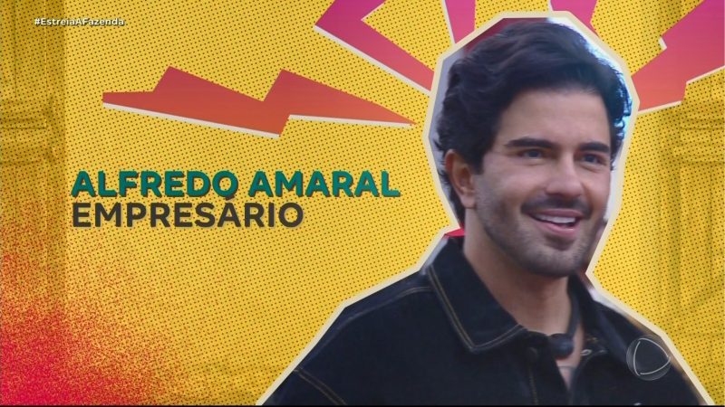 Alfredo Amaral é confirmado em A Fazenda 18 - Reprodução/RECORD