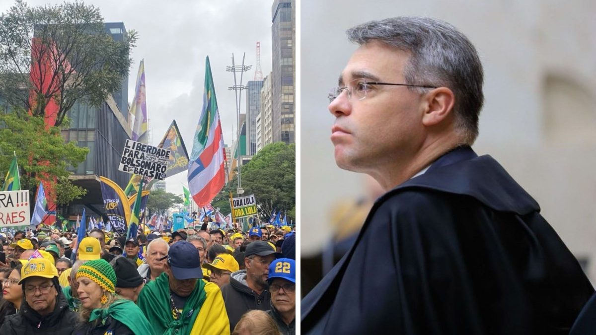 Manifestação de 7 de Setembro na Paulista tem recado a André Mendonça: ‘Você não está sozinho! Único que verdadeiramente tem a coragem’ - Foto