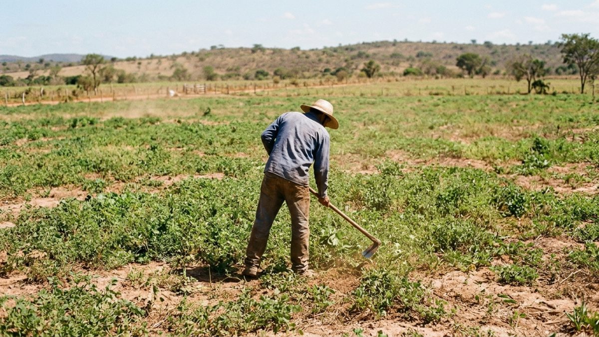 Capinador trabalha exposto ao sol sem acesso à água nem banheiro por meses, até que passa mal e é internado, mas quando processa a empresa, Justiça decide quanto ele vai receber - Foto