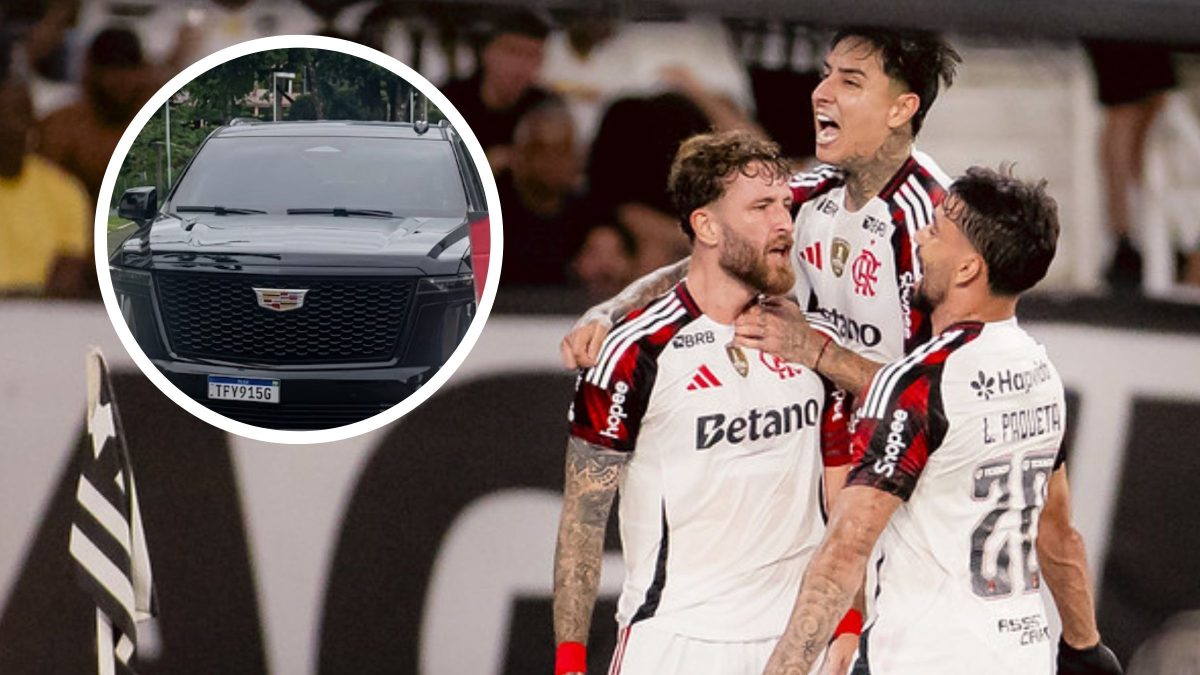 ‘Parece uma nave’: carro luxuoso de titular do Flamengo causa impacto na web