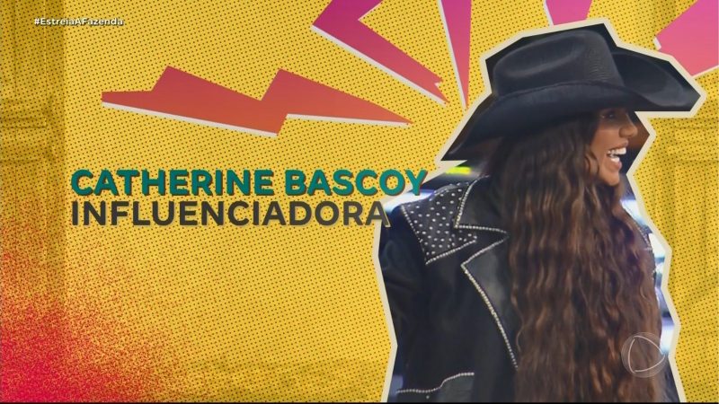 Catherine Bascoy é confirmada em A Fazenda 18 - Reprodução/RECORD