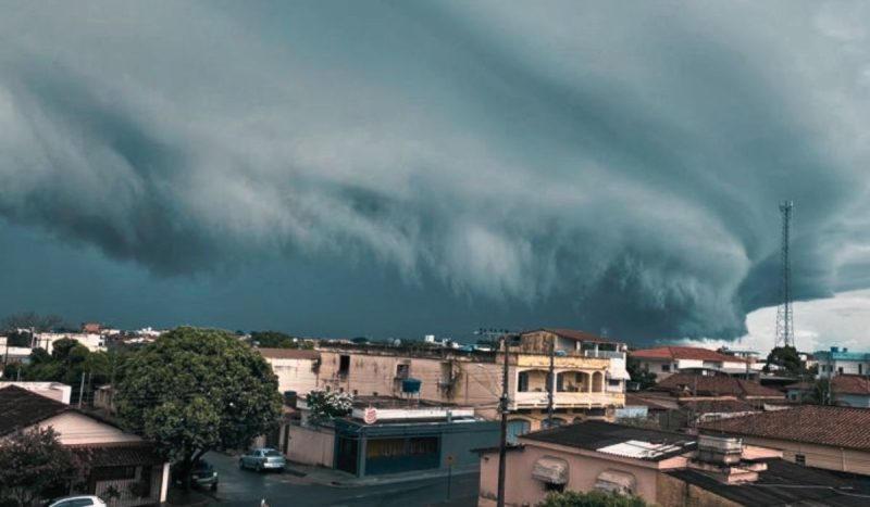 Ciclone extratropical deve se formar entre o Uruguai e o Rio Grande do Sul na terça-feira (29). - Divulgação/ND Mais
