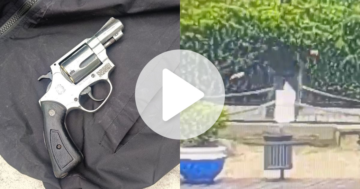 Jovem atira na cabeça de homem em Balneário Camboriú, câmera flagra crime e suspeito é preso menos de 1 minuto depois a 30 metros do local