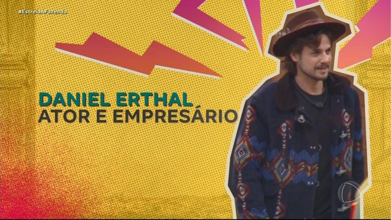 Daniel Erthal é confirmado em A Fazenda 18 - Reprodução/RECORD