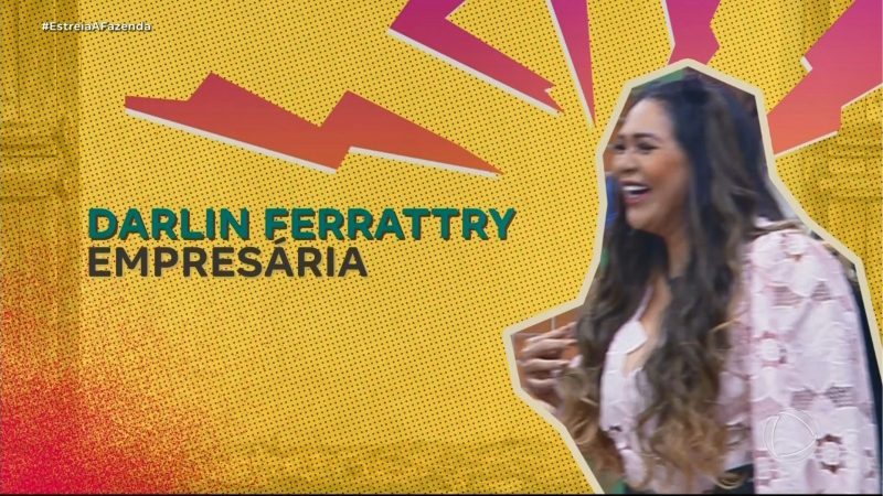 Darlin Ferrattry é confirmada em A Fazenda - Reprodução/RECORD