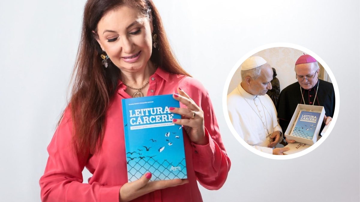 Professora transforma pesquisa sobre leitura no cárcere em livro, ganha prêmio na Itália e chega ao Vaticano