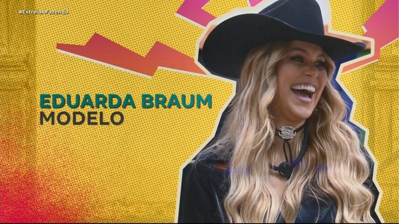 Eduarda Braum é confirmada em A Fazenda 18 - Reprodução/RECORD