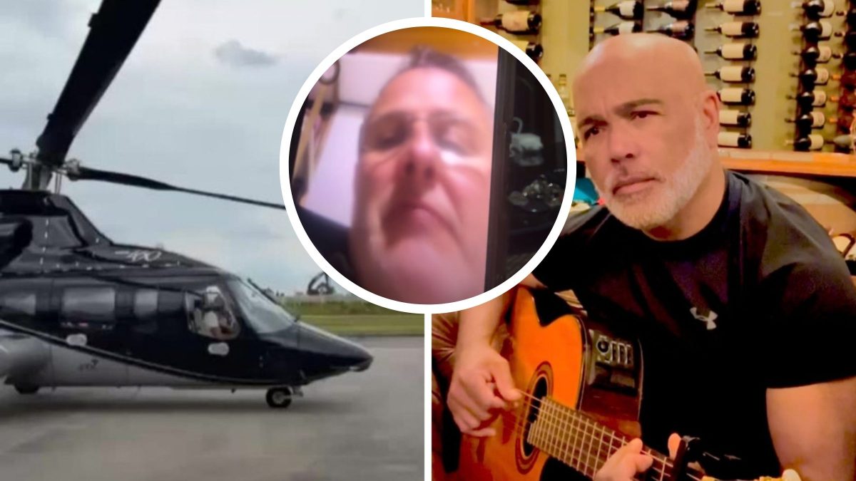 Novo sinal de celular é esperança para encontrar helicóptero com cantor Rick em SC; empresário que receberia o cantor e ajuda nas buscas fala com exclusividade