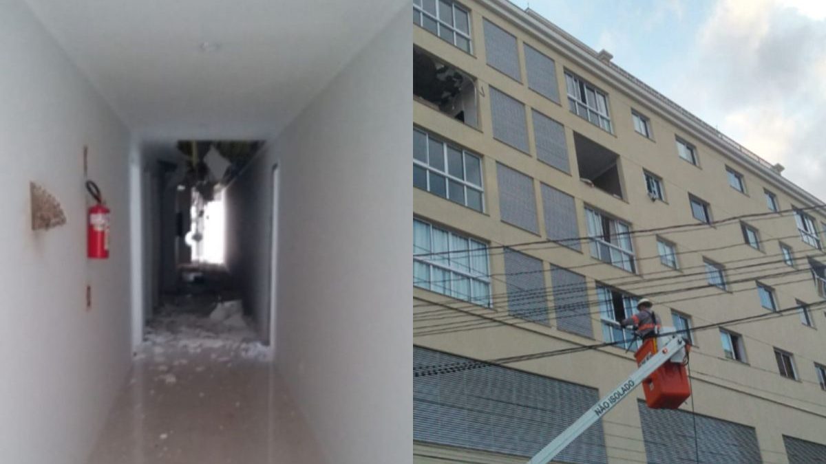 Homem é condenado a 31 anos por vazamento de gás que causou explosão, matou morador e feriu mulher em SC; réu não vai ao julgamento e segue foragido - Foto