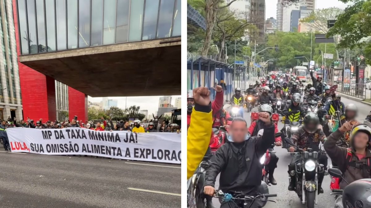 Por taxa fixa de R$ 2,5/km, motoentregadores de aplicativo paralisam em SP e criticam omissão: ‘Sangue nas mãos’ - QTU Questões do Universo