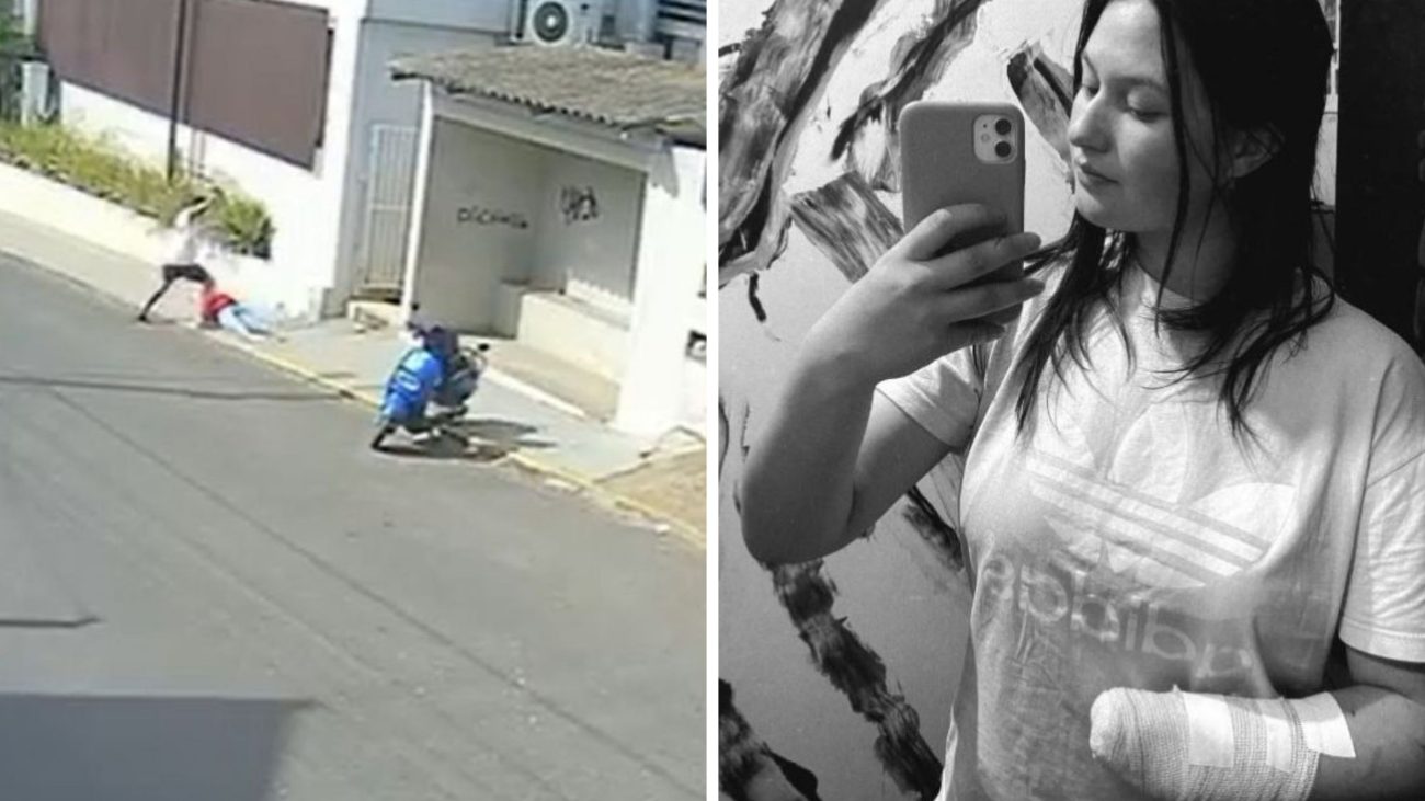 Homem que invadiu supermercado com facão, atacou ex-namorada e deixou jovem com mão decepada vai a júri em SCFoto: Reprodução/Redes sociais/ND Mais