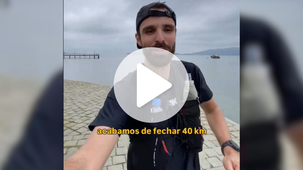 ‘É loucura isso aqui’: com dores e pernas pesadas, homem encara 40 km a pé entre cidades em SC - QTU Questões do Universo