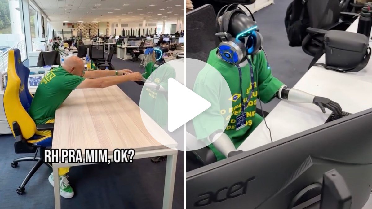 Luciano Hang ‘contrata’ Zé Bot, um robô humanóide, como funcionário da Havan em SC e vídeo de rotina de trabalho diverte a web - Foto