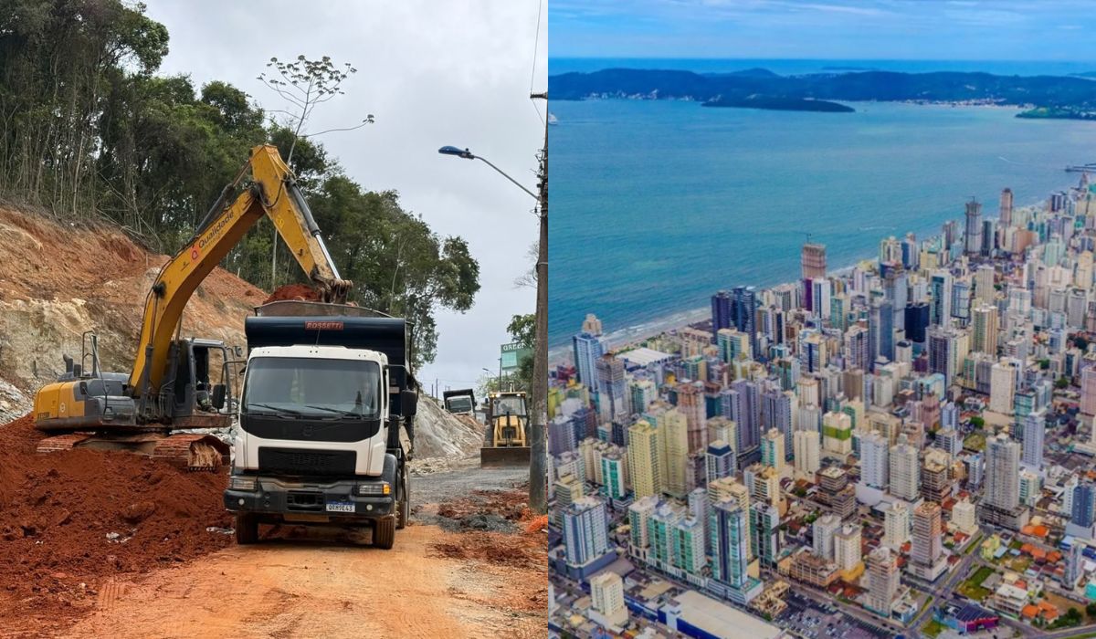 Estrada de barro que vai servir de ‘rota de fuga’ das filas na BR-101 para praia de SC será fechada