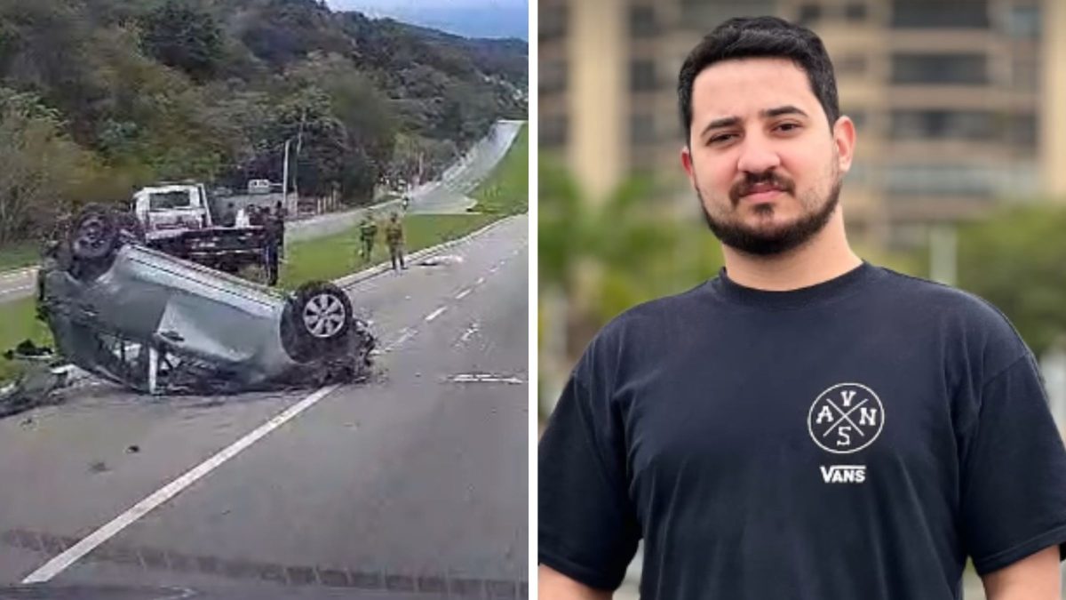 Motorista de 29 anos morre após ser ejetado de carro em alta velocidade durante capotamento em avenida de SC; ‘Nosso amigo se foi’
