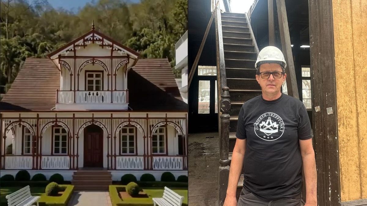 Engenheiro ‘troca’ o moderno pelo antigo, viaja 10 mil km até a Alemanha e vira referência no restauro de casas enxaimel centenárias