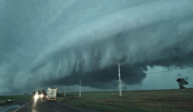 Nova massa de ar frio avança após a passagem do ciclone extratropical e derruba as temperaturas. - Reprodução/Climatempo/ND Mais