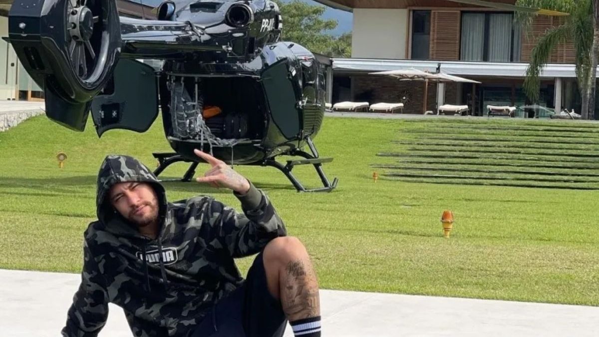 Helicóptero de Neymar de R$ 50 milhões que vira UTI e corta SP com um tanque deve ser fabricado no Brasil após pedido de Lula a Macron - Foto