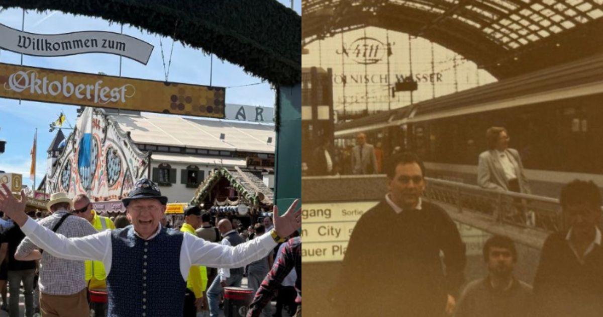 Luciano Hang faz ‘viagem no tempo’ e surpreende seguidores ao resgatar fotos de 36 anos atrás na Oktoberfest de Munique; veja antes e depois