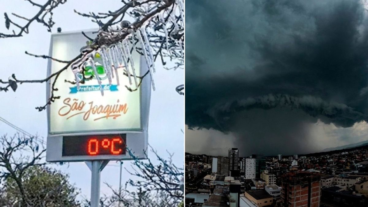 Onda de frio e ‘chuvaradas’ devem atingir o Brasil por até 30 dias; novos ciclones podem ocorrer na primavera