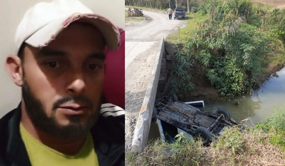 Motorista morre após carro sair da pista e cair em rio de Agronômica: 'Pessoa de bom coração'