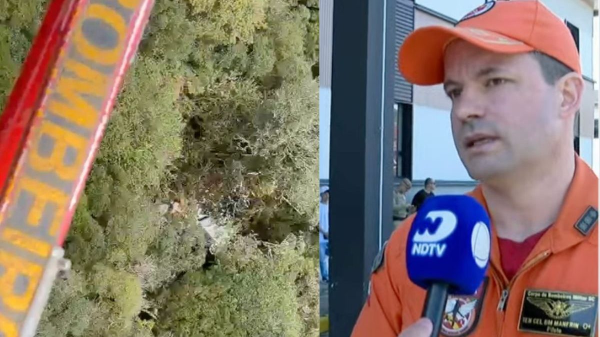 ‘Destroços muito pequenos’: tenente-coronel revela como Arcanjo 03 encontrou helicóptero com Rick e mais 4 mortos em SC