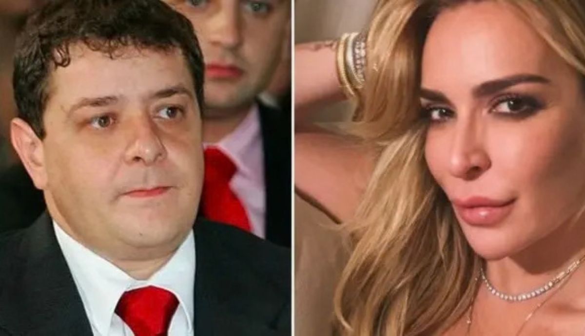 Montagem com fotos de Lulinha, à esquerda, e da lobista Roberta Luchsinger, à direita