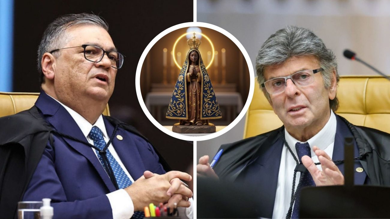STF volta a mandar apagar post que ligava Flávio Bolsonaro à fake news sobre Nossa Senhora Aparecida.