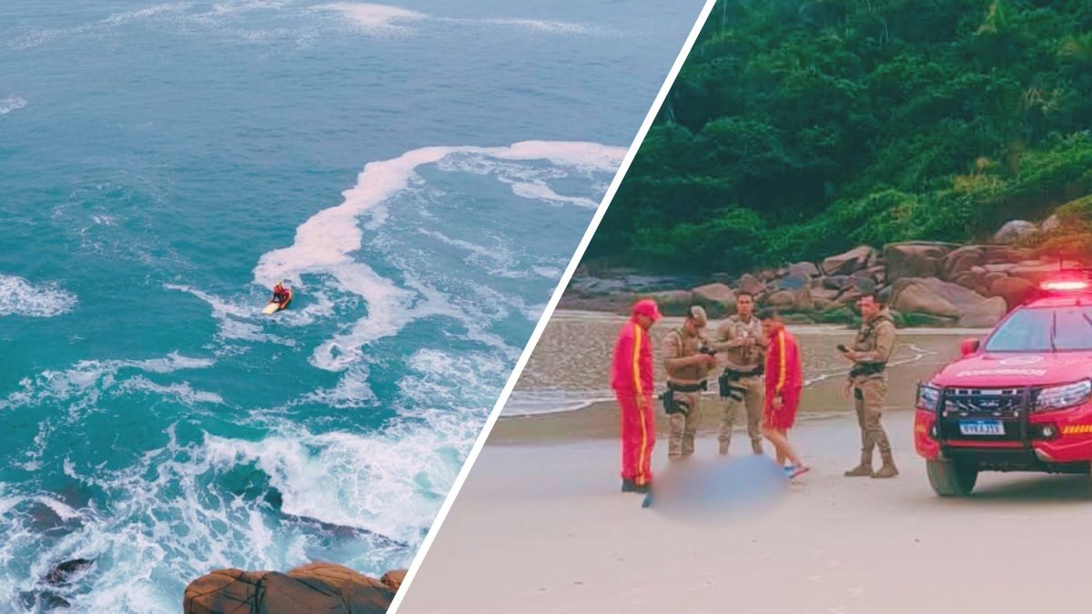 Três corpos encontrados em menos de 30 dias no mar e na areia das praias do Norte de Florianópolis; o que se sabe sobre os casos